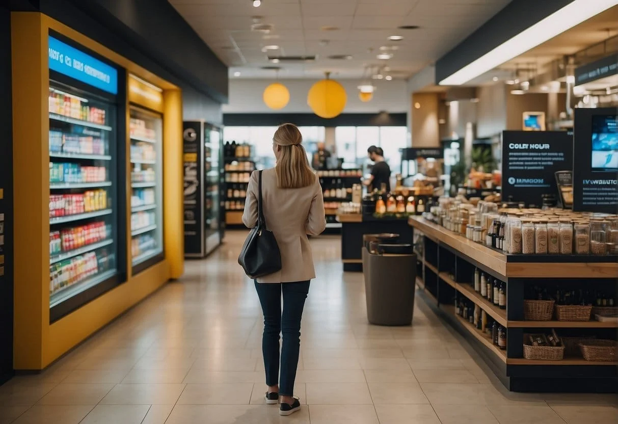 A customer effortlessly navigates through an intuitive online platform, easily finding and purchasing products with personalized recommendations and seamless checkout process