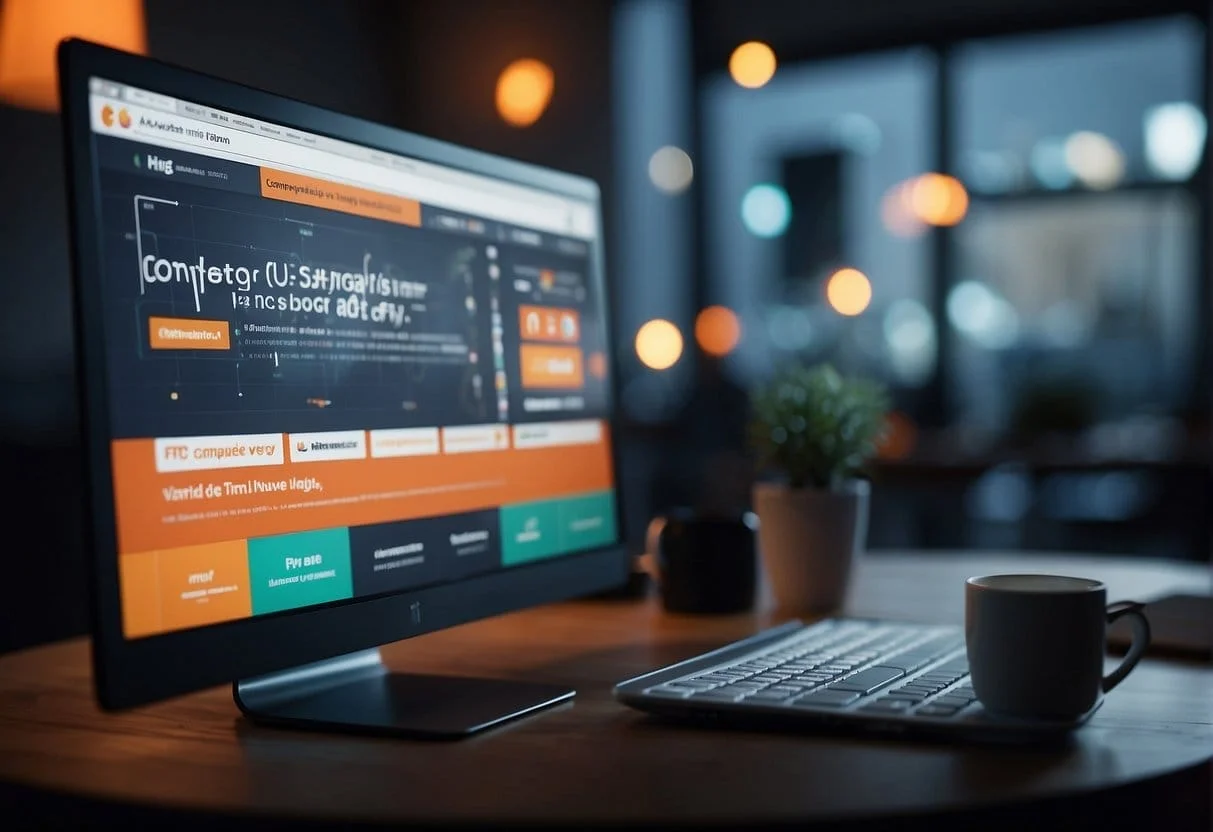 A computer screen displaying the current 2025 HubSpot interface with UTM parameters being applied to a digital campaign